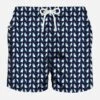 Man Swim Shorts Penguins Micro Print -MC2 Saint Barth Shop costume pinguini blu uomo mc2