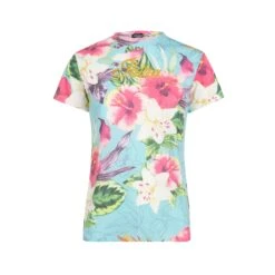 MC2 Saint Barth Woman Cotton T-shirt With Ibiscus Print 9 MC2 Saint Barth Woman Cotton T-shirt With Ibiscus Print -MC2 Saint Barth Shop cotton tshirt flower print 1