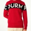 MC2 Saint Barth Man Sweater With Courma Writing -MC2 Saint Barth Shop courma red sweater man 2