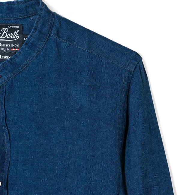 Denim Linen Kid's Shirt 5 Denim Linen Kid's Shirt - Image 3