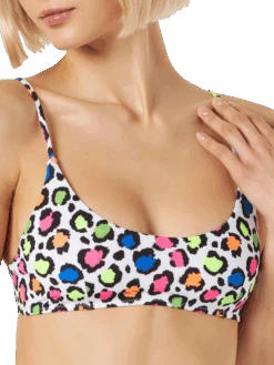 MC2 Saint Barth Woman Bralette Bikini With Pop Animalier Print 9 MC2 Saint Barth Woman Bralette Bikini With Pop Animalier Print -MC2 Saint Barth Shop detail multicolor animalier bralette bikini 1