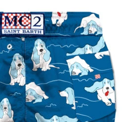 Basset Hound Man Swim Shorts 8 Basset Hound Man Swim Shorts -MC2 Saint Barth Shop detail 5