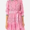 MC2 Saint Barth Bandanna Print Cotton Short Dress Daisi With Embroideries 2 MC2 Saint Barth Bandanna Print Cotton Short Dress Daisi With Embroideries -MC2 Saint Barth Shop dress bandanna pink woman1