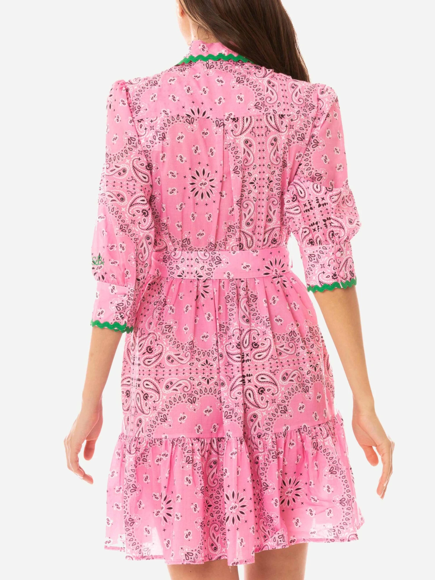 MC2 Saint Barth Bandanna Print Cotton Short Dress Daisi With Embroideries 6 MC2 Saint Barth Bandanna Print Cotton Short Dress Daisi With Embroideries - Image 4