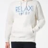 MC2 Saint Barth Man White Hoodie With Relax Don't Do It Embroidery -MC2 Saint Barth Shop embroidery hooded sweatshirt man 1