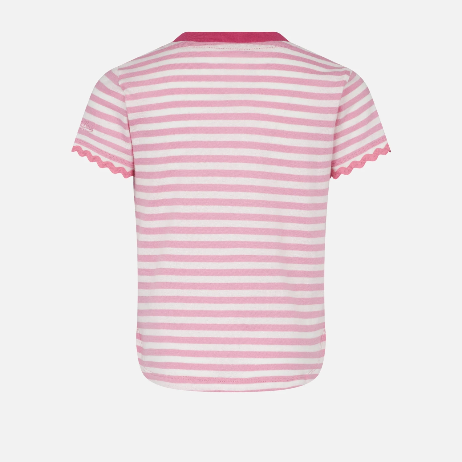 MC2 Saint Barth Girl T-shirt With Stripes And Embroidery 5 MC2 Saint Barth Girl T-shirt With Stripes And Embroidery - Image 3