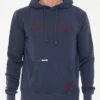 Blue Cotton Hoody With Embroidery -MC2 Saint Barth Shop felpa blu 1