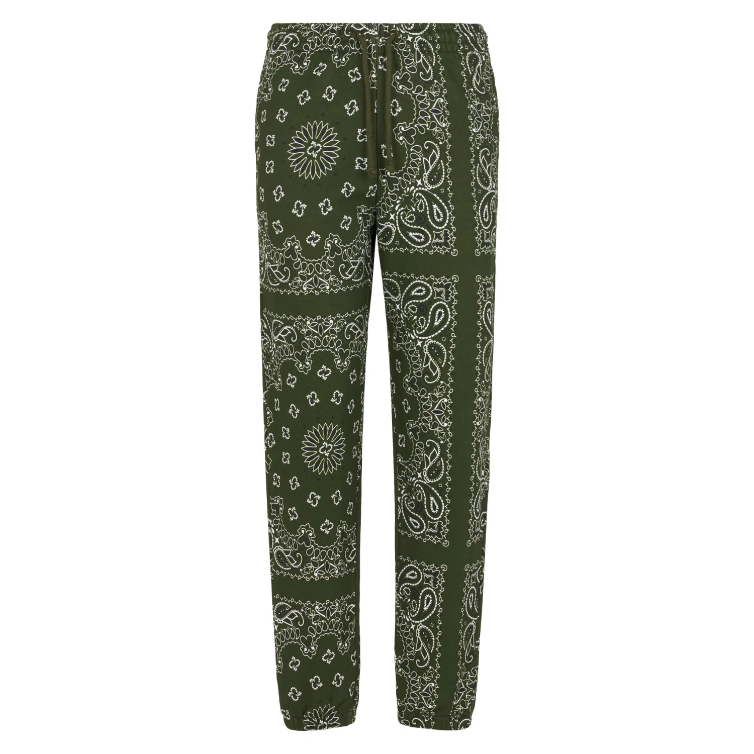 MC2 Saint Barth Woman Fleece Pants With Green Bandanna Print 7 MC2 Saint Barth Woman Fleece Pants With Green Bandanna Print - Image 5