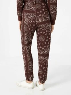 MC2 Saint Barth Woman Fleece Pants With Brown Bandanna Print -MC2 Saint Barth Shop fleece woman pants bandanna 3