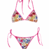 MC2 Saint Barth Woman Triangle Bikini With Flower Print -MC2 Saint Barth Shop flower print triangle bikini 3 1