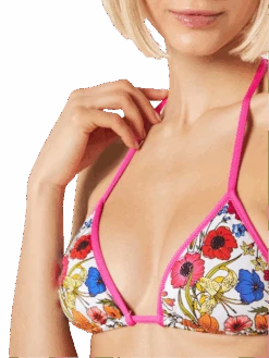 MC2 Saint Barth Woman Triangle Bikini With Flower Print -MC2 Saint Barth Shop flower print triangle bikini 3 2e0e72f8 25af 4a38 a660 cca1ab088df7