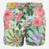 Patchflower Mid-length Swim Shorts -MC2 Saint Barth Shop flower 0001 costume patch flowers color uomo mc2