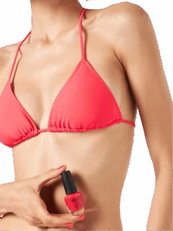 MC2 Saint Barth Woman Fluo Red Triangle Bikini -MC2 Saint Barth Shop fluo red bikini triangle 3