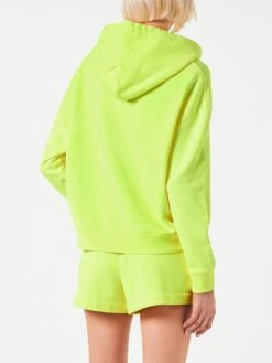 MC2 Saint Barth Fluo Yellow Hoodie With St. Barth Embroidery 9 MC2 Saint Barth Fluo Yellow Hoodie With St. Barth Embroidery -MC2 Saint Barth Shop fluo yellow woman sweatshirt 2