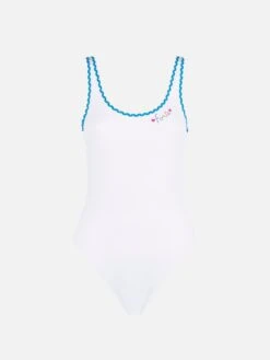 One Piece Swimsuit With Forte Embroidery