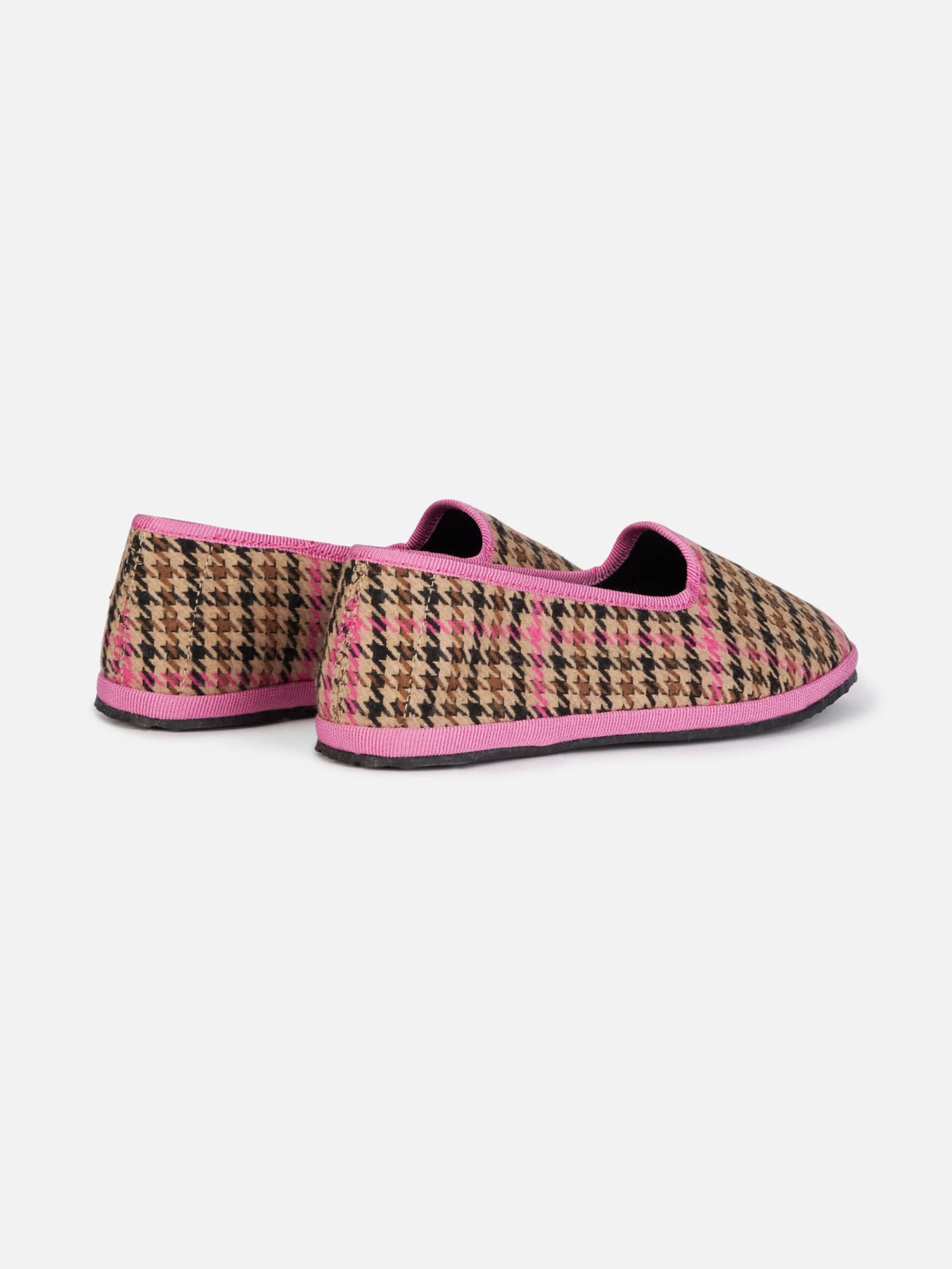 MC2 Saint Barth Girl Pied De Poule Slipper Loafers | MY CHALOM SPECIAL EDITION 5 MC2 Saint Barth Girl Pied De Poule Slipper Loafers | MY CHALOM SPECIAL EDITION - Image 3