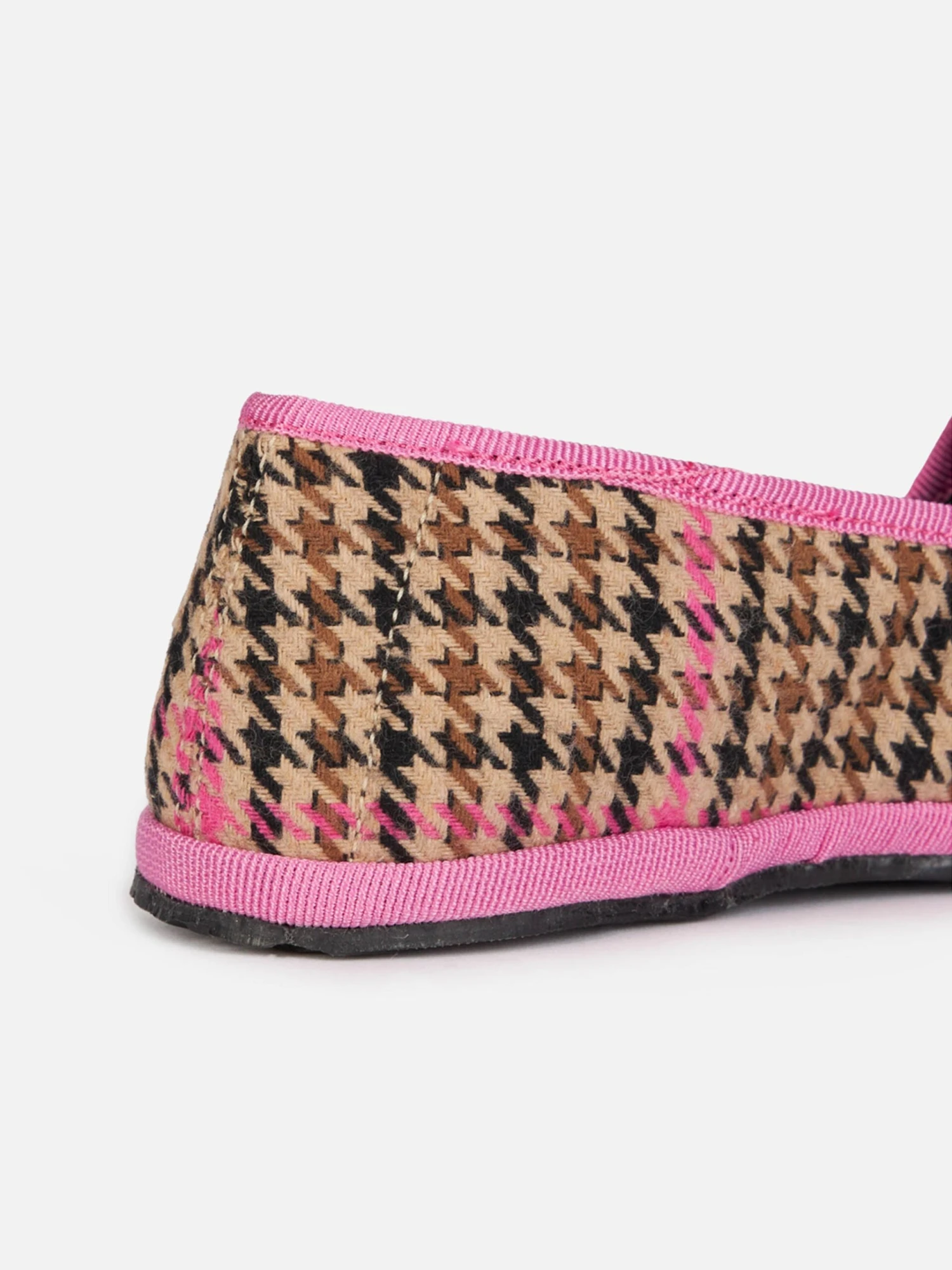 MC2 Saint Barth Girl Pied De Poule Slipper Loafers | MY CHALOM SPECIAL EDITION 6 MC2 Saint Barth Girl Pied De Poule Slipper Loafers | MY CHALOM SPECIAL EDITION - Image 4