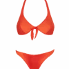 Shiny Orange Bikini With Triangle Top -MC2 Saint Barth Shop front