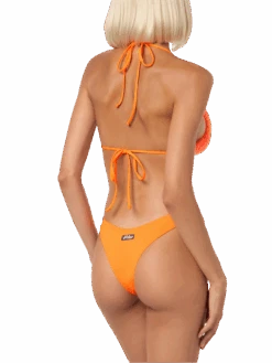 MC2 Saint Barth Woman Fluo Orange Triangle Bikini 7 MC2 Saint Barth Woman Fluo Orange Triangle Bikini -MC2 Saint Barth Shop furry triangle bikini orange 2
