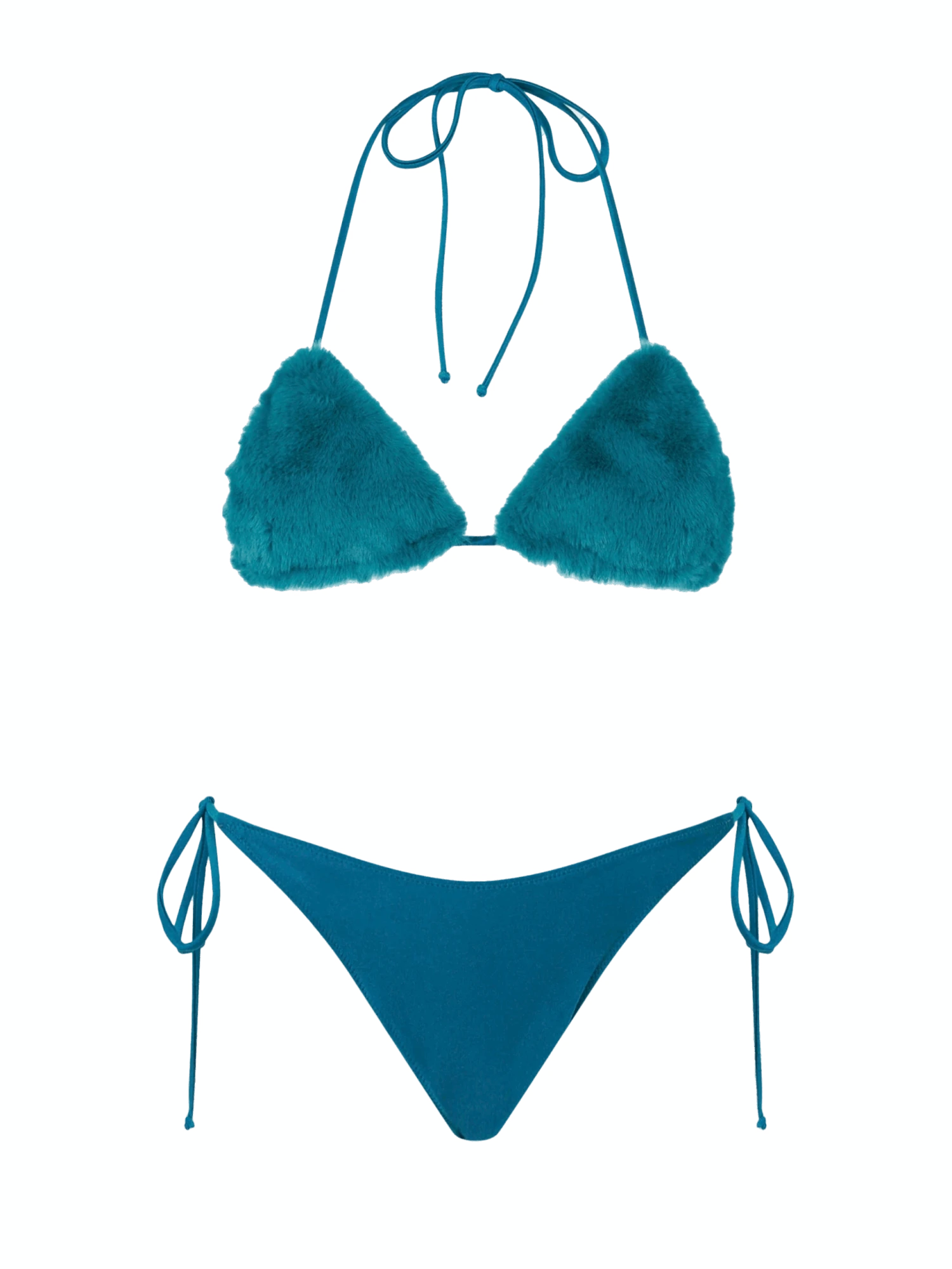 MC2 Saint Barth Woman Teal Green Triangle Top Bikini 3 MC2 Saint Barth Woman Teal Green Triangle Top Bikini