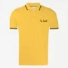 Stretch Piquet Polo With Front Embroidery -MC2 Saint Barth Shop giallo polo man