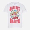 MC2 Saint Barth Girl Cotton T-shirt With Saint Barth Print -MC2 Saint Barth Shop girl t shirt with saint barth front print
