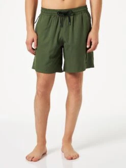 MC2 Saint Barth Man Military Green Comfort And Stretch Swim Shorts 9 MC2 Saint Barth Man Military Green Comfort And Stretch Swim Shorts -MC2 Saint Barth Shop green comfort swimshorts man 1