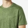 MC2 Saint Barth Man Linen Jersey T-shirt 1 MC2 Saint Barth Man Linen Jersey T-shirt -MC2 Saint Barth Shop green linen tshirt man 3