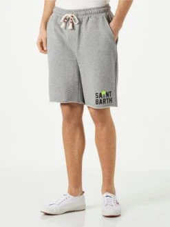 MC2 Saint Barth Man Cotton Grey Bermuda