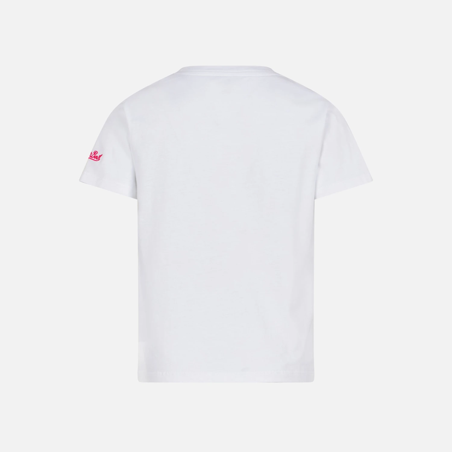 MC2 Saint Barth Girl Cotton T-shirt With Saint Barth Print 5 MC2 Saint Barth Girl Cotton T-shirt With Saint Barth Print - Image 3