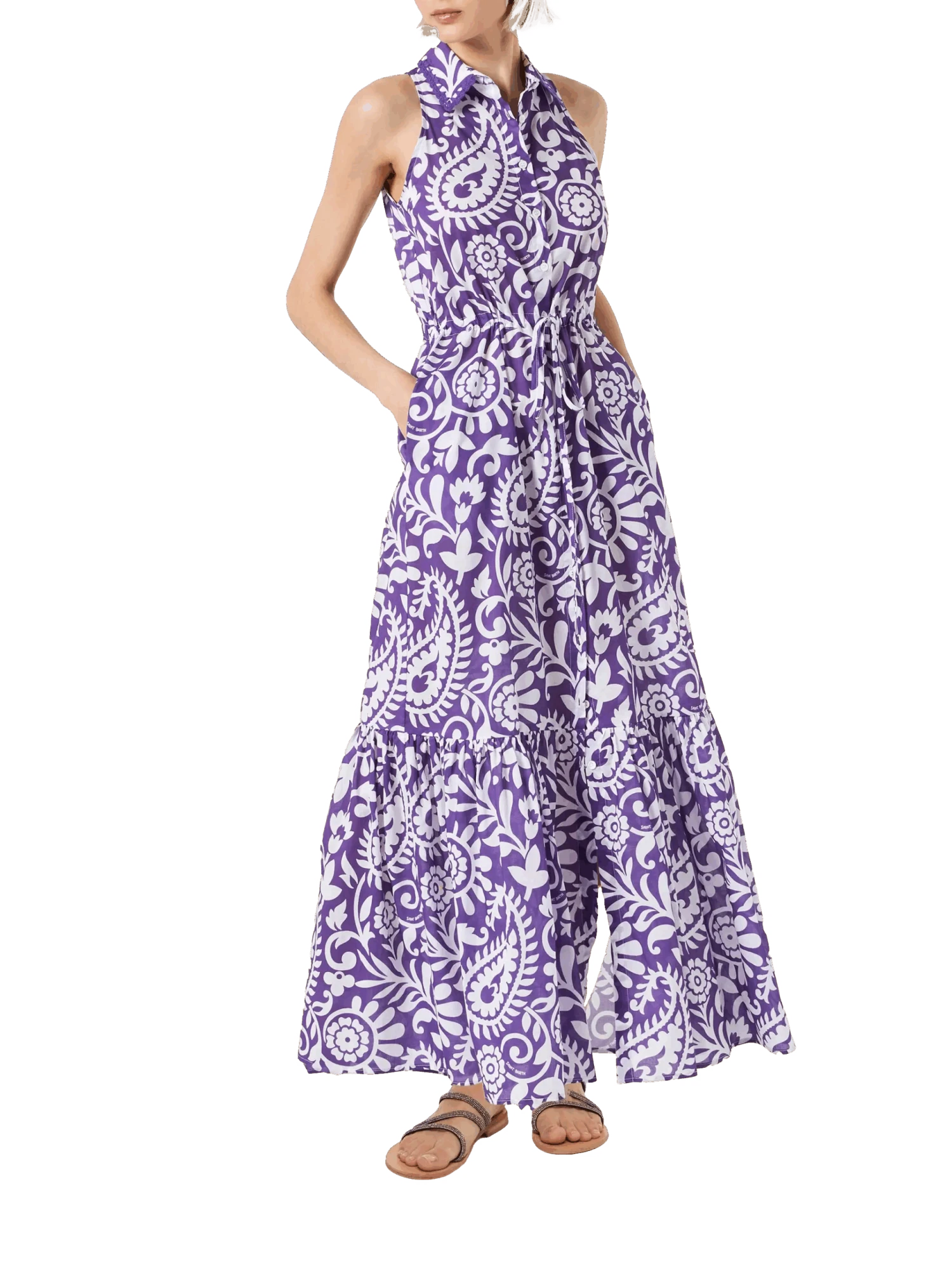 MC2 Saint Barth Woman Halterneck Dress With Paisley Print 3 MC2 Saint Barth Woman Halterneck Dress With Paisley Print