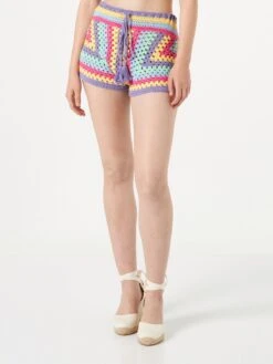 Multicolor Crochet Shorts