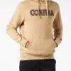 MC2 Saint Barth Man Beige Hoodie With Cortina Patch -MC2 Saint Barth Shop hoodie cortina patch man 1
