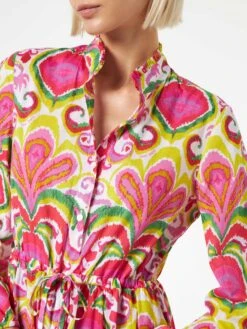 MC2 Saint Barth Woman Beach Dress With Ikat Print 8 MC2 Saint Barth Woman Beach Dress With Ikat Print -MC2 Saint Barth Shop ikat beach dress woman 3