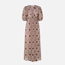 MC2 Saint Barth Cotton And Silk Long Beach Dress Bliss With Ikat Print -MC2 Saint Barth Shop ikat beach dress woman 4 0b501b8c ed7c 4db6 88ce cd64200bf4f7