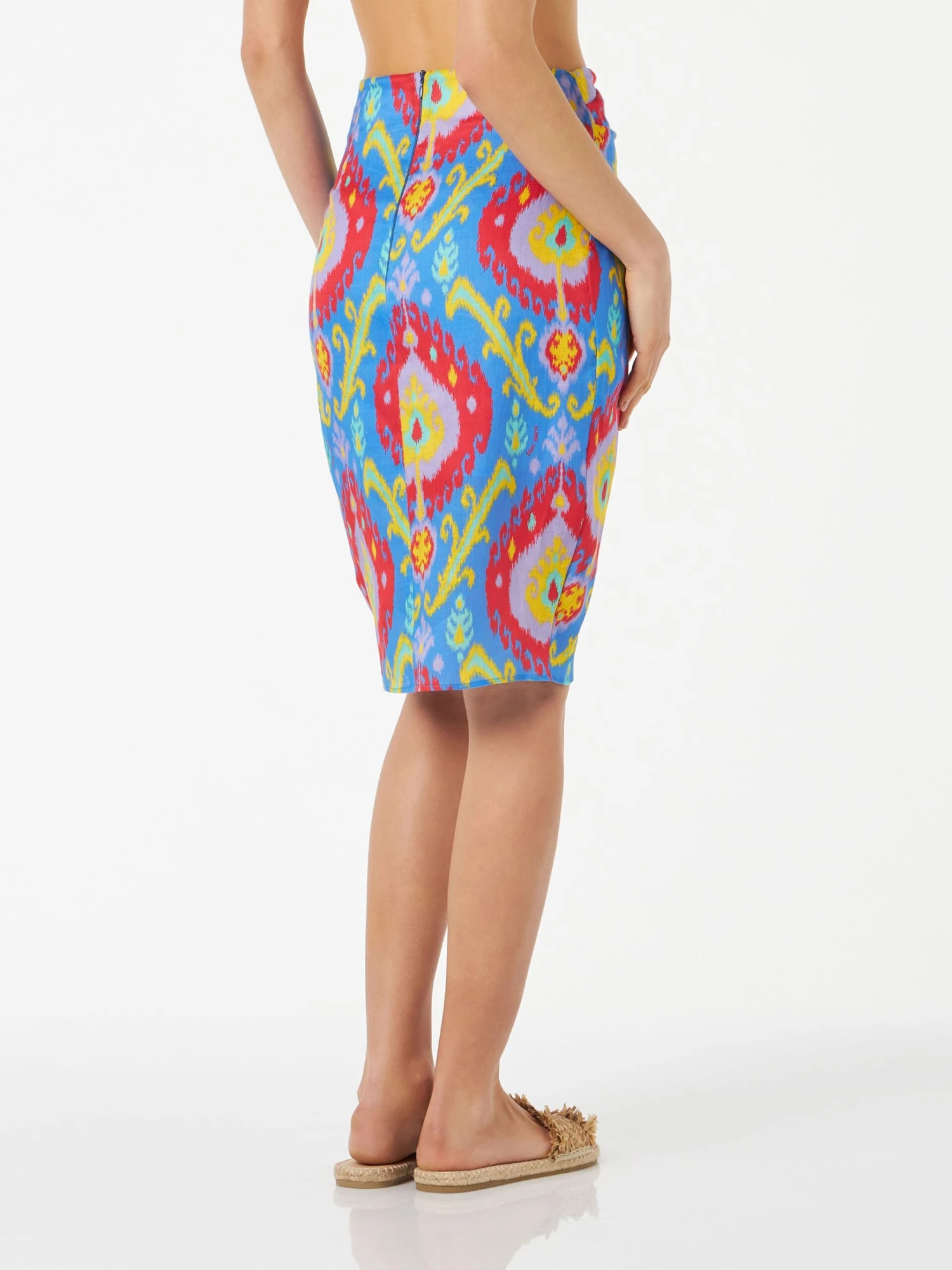 MC2 Saint Barth Woman Mid Skirt Amanda With Multicolor Print 4 MC2 Saint Barth Woman Mid Skirt Amanda With Multicolor Print - Image 2