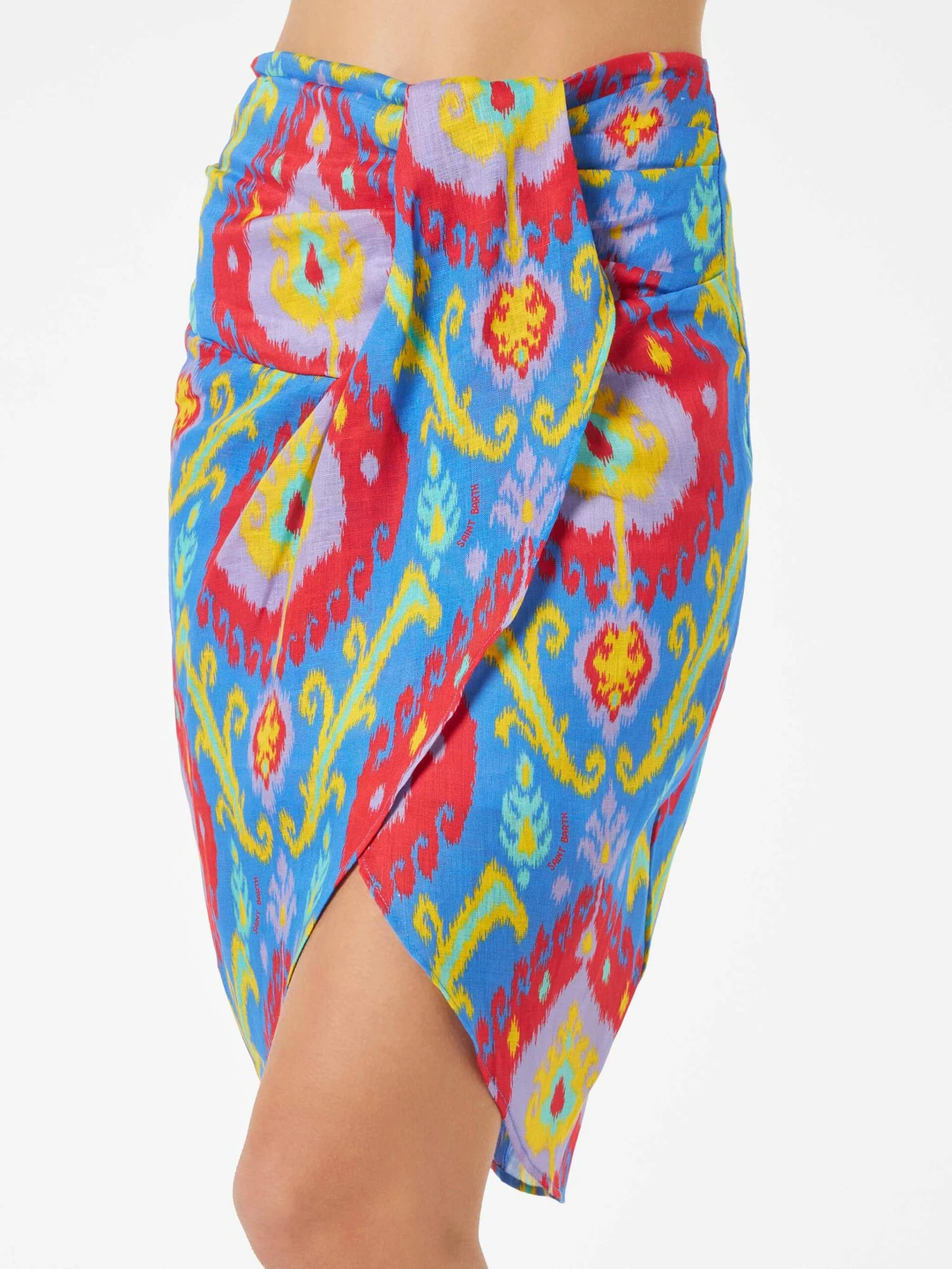 MC2 Saint Barth Woman Mid Skirt Amanda With Multicolor Print 5 MC2 Saint Barth Woman Mid Skirt Amanda With Multicolor Print - Image 3