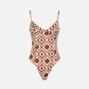MC2 Saint Barth Woman Underwire One-piece Swimsuit With Pattern -MC2 Saint Barth Shop ikat one piece swimsuit 4