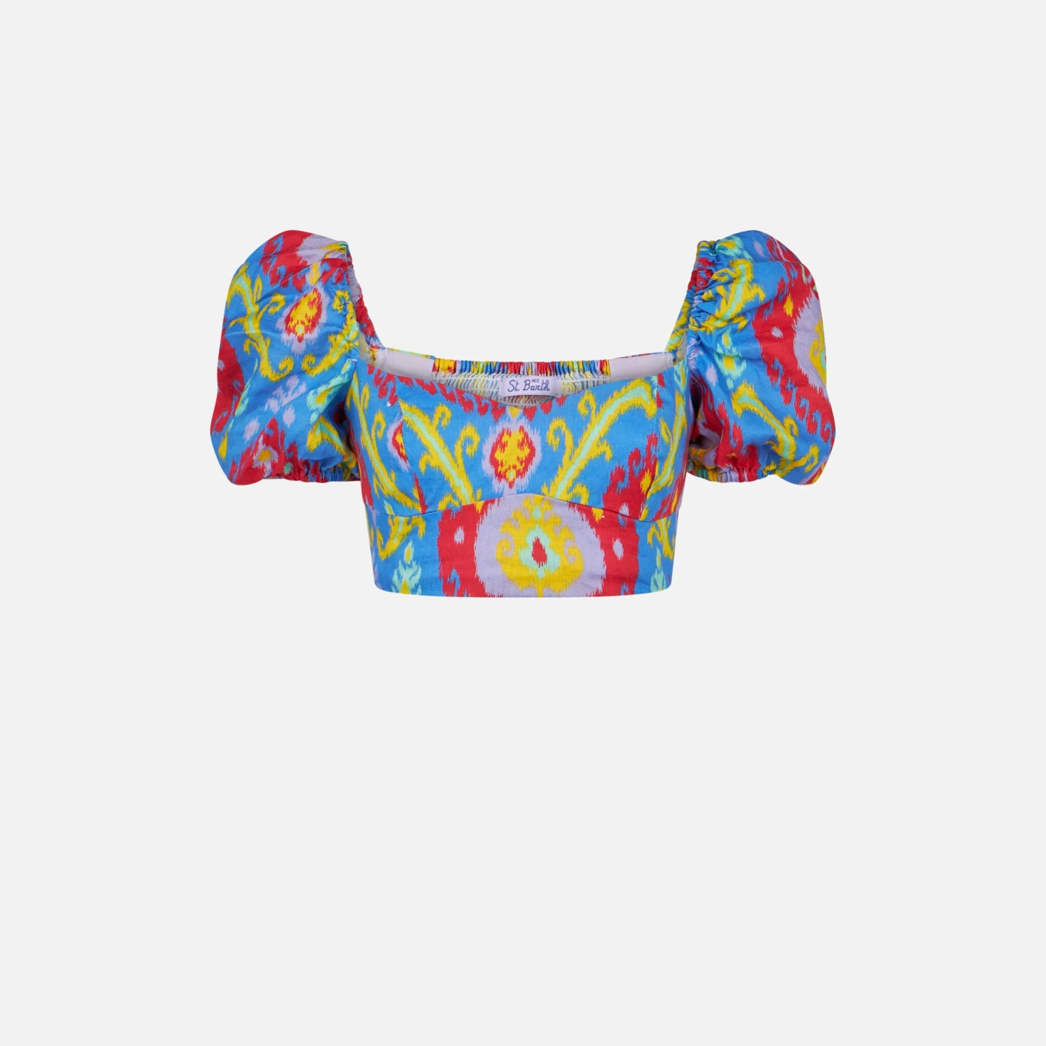 MC2 Saint Barth Crop Top With Ikat Print 6 MC2 Saint Barth Crop Top With Ikat Print - Image 4