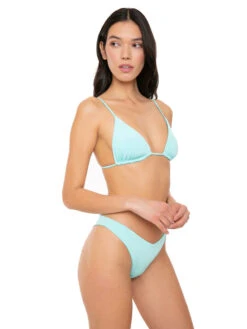 Woman Water Green Triangle Bikini -MC2 Saint Barth Shop janet light green triangle