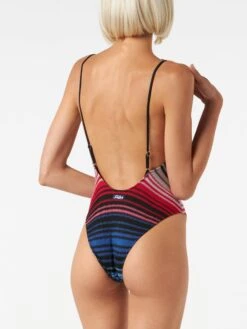 MC2 Saint Barth Woman One Piece Swimsuit With Stripes 8 MC2 Saint Barth Woman One Piece Swimsuit With Stripes -MC2 Saint Barth Shop knitted striped onepiece swimsuit 2