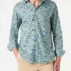 MC2 Saint Barth Man Muslin Cotton Sikelia Shirt With Mushroom Print | Made With Liberty Fabric 2 MC2 Saint Barth Man Muslin Cotton Sikelia Shirt With Mushroom Print | Made With Liberty Fabric -MC2 Saint Barth Shop liberty shirt cotton man 1