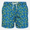 Light Fabric Man Swim Shorts Snorkeling Print