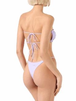 MC2 Saint Barth Woman Lilac Bandeau Bikini -MC2 Saint Barth Shop lilac bandeau bikini woman 2