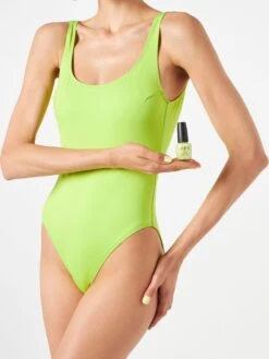 MC2 Saint Barth Woman Lime One Piece Swimsuit 9 MC2 Saint Barth Woman Lime One Piece Swimsuit -MC2 Saint Barth Shop lime swimsuit opi nailpolish 3