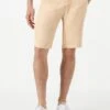 Beige Linen Bermuda Short