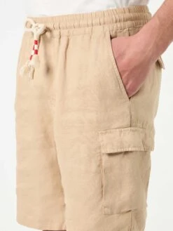 Beige Linen Bermuda Shorts -MC2 Saint Barth Shop linen bermuda man beige 3 4cd04e33 47c1 40fb a1fd 705169d10217