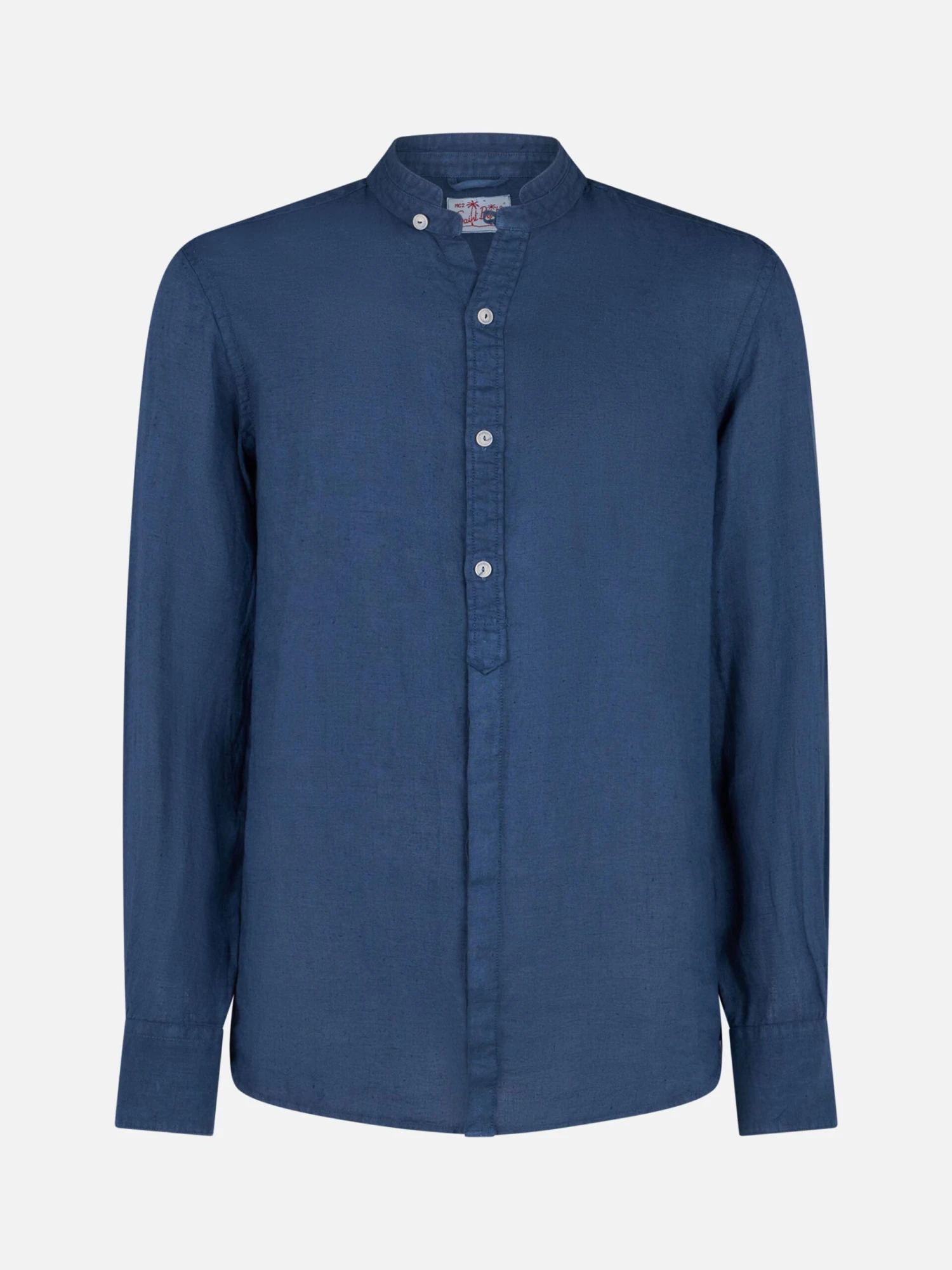 MC2 Saint Barth Man Blue Shirt 6 MC2 Saint Barth Man Blue Shirt - Image 4