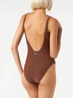 MC2 Saint Barth Woman Lurex One Piece Swimsuit 8 MC2 Saint Barth Woman Lurex One Piece Swimsuit -MC2 Saint Barth Shop lurex onepiece swimsuit brown 2