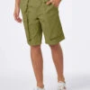 MC2 Saint Barth Man Military Green Bermuda With Side Pockets